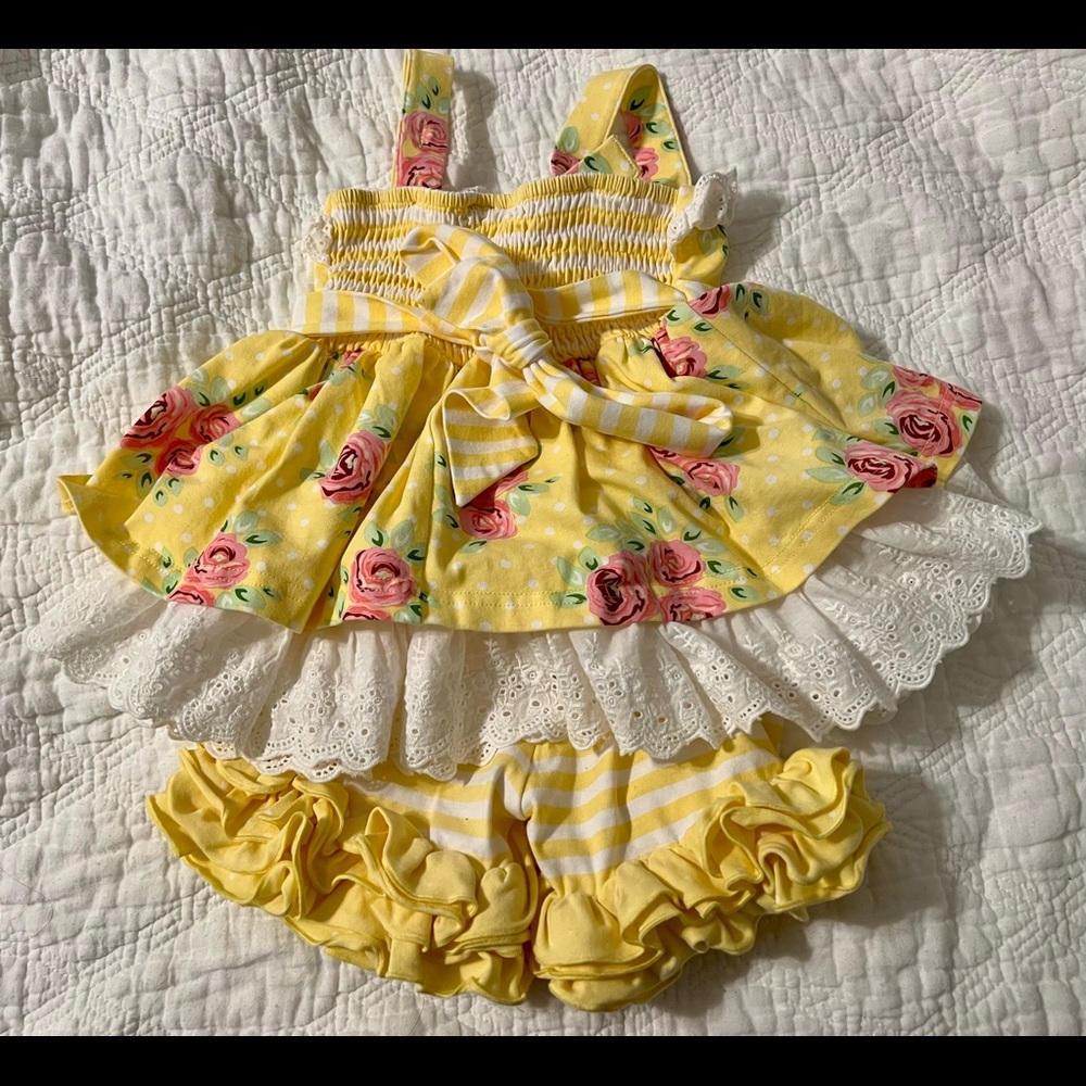 Girls 2 piece dress and pants